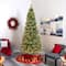 9ft. Pre-Lit Wisconsin Slim Snow Tip Pine Artificial Christmas Tree with Clear LED Lights